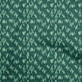 thumbnail image 1 of oneOone Polyester Spandex Teal Green Fabric Brush Stroke Dress Material Fabric Print Fabric By The Yard 56 Inch Wide, 1 of 5