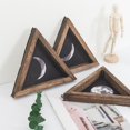 thumbnail image 3 of Abbracc 3 Pieces Rustic Wall Moon Phases Signs Framed Wall Pediments Art for Gallery, 3 of 7