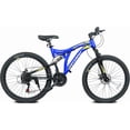 thumbnail image 3 of Ambifirner Durable 26 inch Men Mountain Bike – Steel Frame, 21-Speed Drivetrain & Anti-Slip Tires with Quick Assembly for Teens & Adults (85% Pre-Built)​​, 3 of 8