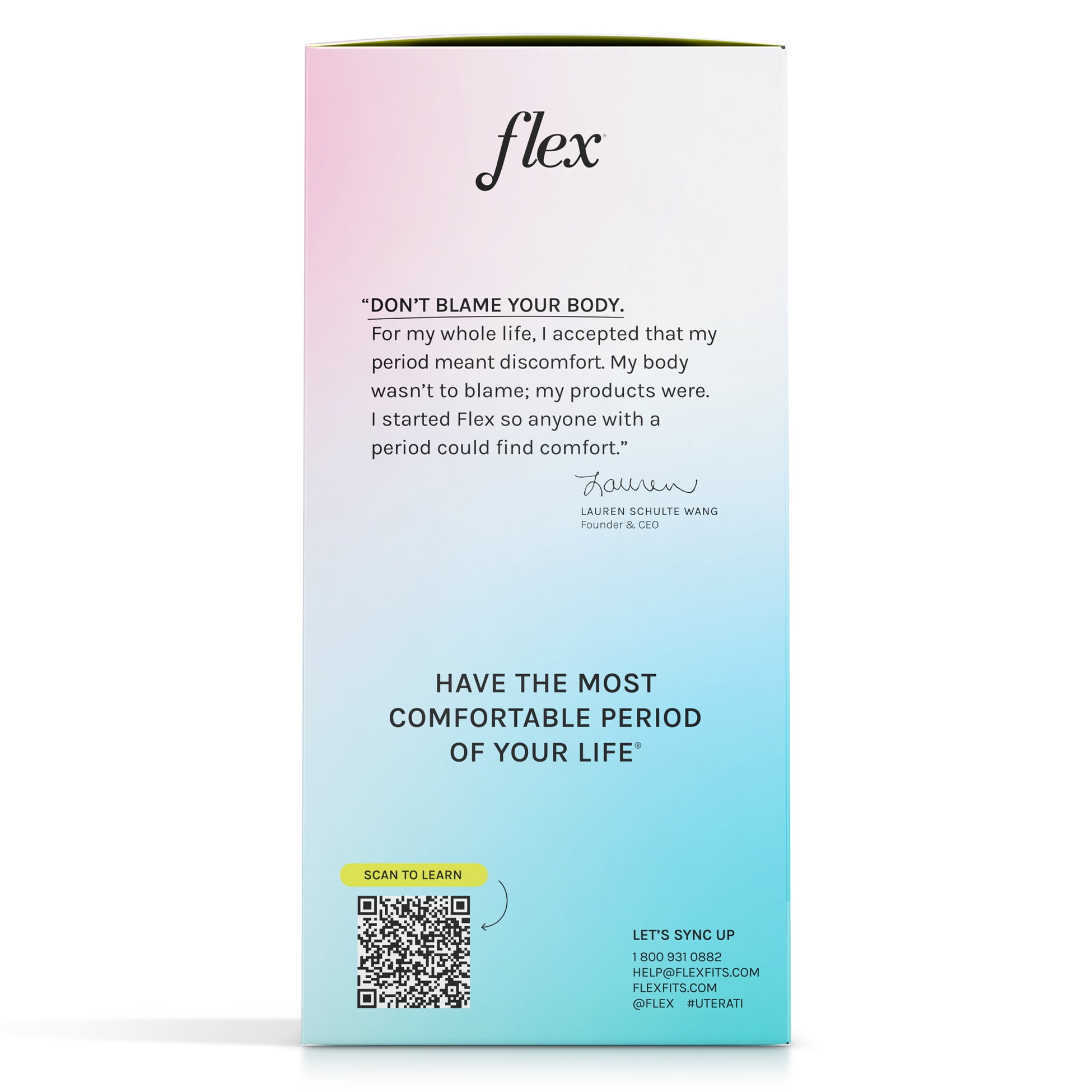 (6 pack) Flex Plant+ Pads with Wings, Regular, Heavy Absorbency, Ultra Thin, Unscented, 30 Count, Hypoallergenic
