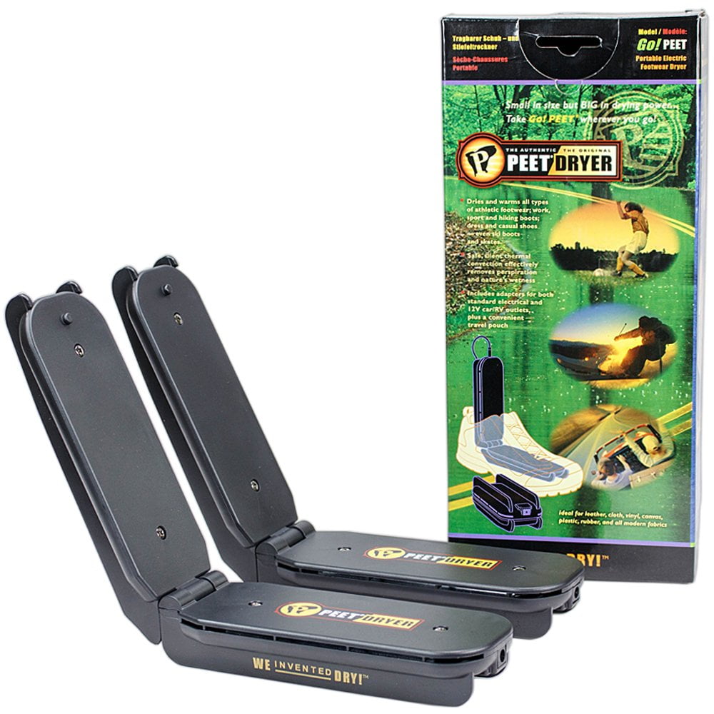 PEET GO! Portable 2Shoe Electric Dryer with Vehicle Power Adapter