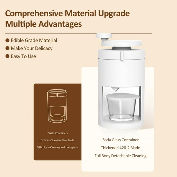 Ice Maker,Ice Shaver Maker Portable Snow Cream And Ice Cone With Ice Diy Crushed Ice Snow Cone Ice Maker With Ice Mold Shaver Diy Crushed Ice Mold Party Manual Snowcones Ice Cream Shaved Ice Dsfen