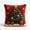 1D- Tree, variant on Christmas Santa 3D Throw Pillow Cover, 17.72 Inch Linen Cushion Case with Cartoon Design, Winter Holiday Decor for Sofa Bed