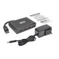 thumbnail image 3 of Eaton Tripp Lite Série 4Port DisplayPort Multi Stream Transport MST Hub 4K DP 1.2 à DP - Répartiteur Vidéo - 4 x DisplayPort - de Bureau - Conforme TAA, 3 of 8