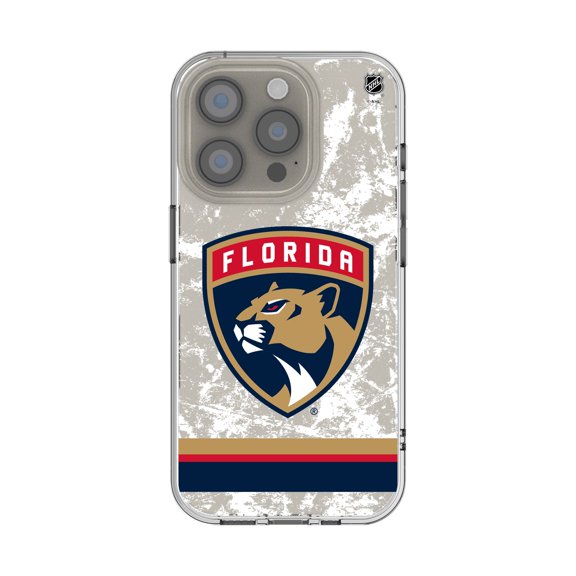 Florida Panthers iPhone Stripe Clear Ice Case