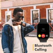 3Plus Vibe Lite BT (Bluetooth Calling) Smartwatch Black - Unisex