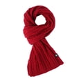 thumbnail image 2 of Bufanda de invierno Skymirror para mujer, cálida, de punto, gruesa, suave, elástica, con textura retorcida, ancha, larga, de color sólido, elástica, resistente al viento, para el cuello, para parejas, 2 of 8