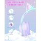 thumbnail image 4 of YOYOTUNE Auriculares Bluetooth para niños, orejas de gato con luz LED, auriculares inalámbricos para niños, Bluetooth 5.1 y sonido estéreo, plegable, diadema ajustable, auriculares para niños con micr, 4 of 5