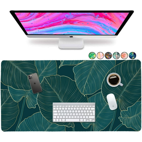 French Koko Large Mouse Pad Long Desk Mat Keyboard Pad Protector Pretty Extended Cute Mousepad Big Office Essentials Women Girls XL 30" x 15"