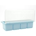 thumbnail image 3 of 4 Compartiments Assaisonnement Boîte Épices Rack Organisateur Condiment Titulaire Conteneur, 11.424.532.76in(Blue), 3 of 7