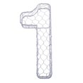 thumbnail image 2 of Soporte de Alambre de Hierro para Letrero de Número 0-9, Soporte para Planta de Maceta , Decoración Rústica Romántica para Boda DYNWAVEMX Jardinera con estructura de hierro, 2 of 8