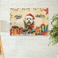 thumbnail image 2 of Merry Christmas Santa Havanese Scarf Twinkling Lights Xmas Holiday Horizontal Matte Canvas Poster Havanese Dog Lover Gifts Idea Wall Art Home Decor - 00022, 2 of 5
