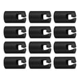 thumbnail image 4 of Colaxi Capuchons de Perche d'Enceinte de Trampoline Housse de Protection Imperméable Robuste Remplacement Réparation Coque de Trampoline Capuchon de Tige pour Maison Jardin Noir 12 Pcs, 4 of 8