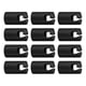 thumbnail image 3 of Cubiertas para postes de trampolín, tapas protectoras para extremos, compatibles con trampolines de 25 mm Negro 12 piezas, 3 of 9