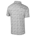 thumbnail image 3 of Men's Colosseum Black Iowa Hawkeyes It's Time! Allover Print Polo, 3 of 3