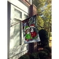 thumbnail image 3 of Cavalier Spaniel Snowman Christmas Flag Canvas House Size, 3 of 4