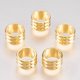 thumbnail image 1 of 201 Stainless Steel Beads Column Real 18k Gold Plated 8x5mm Hole: 6mm, 1 of 2