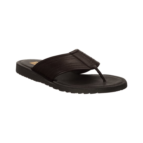 M by Bruno Magli Artemio Leather Flip-Flop, 9.5, Brown