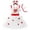 White, variant on Girls' Dresses Valentine's Day Role School Party Performance Holiday Celebration Kids Clothes
