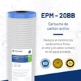 thumbnail image 4 of Pentek PENTEK-EPM-20BB Carbon Block Water Filters, 4 of 5