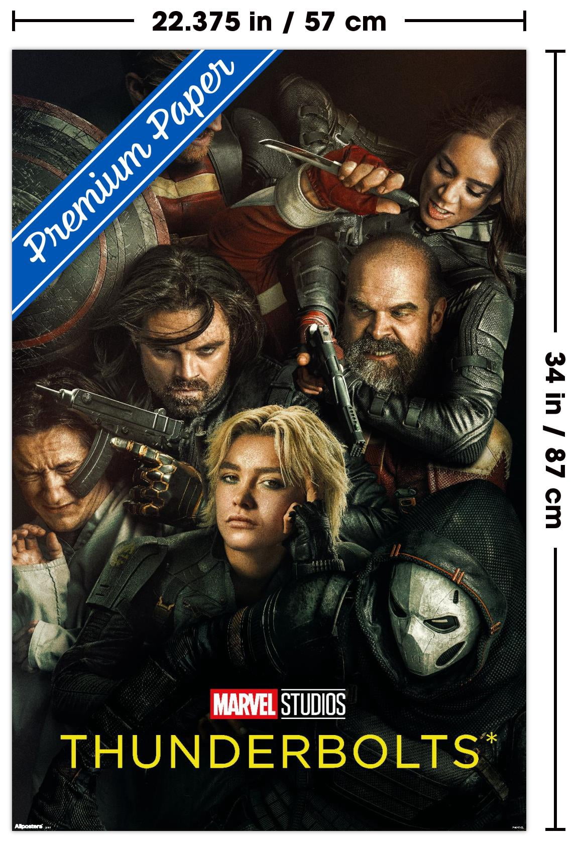 Marvel Thunderbolts* - Teaser One Sheet Wall Poster, 22.375