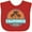 Red, variant on Inktastic Carlsbad California Boys or Girls Baby Bib