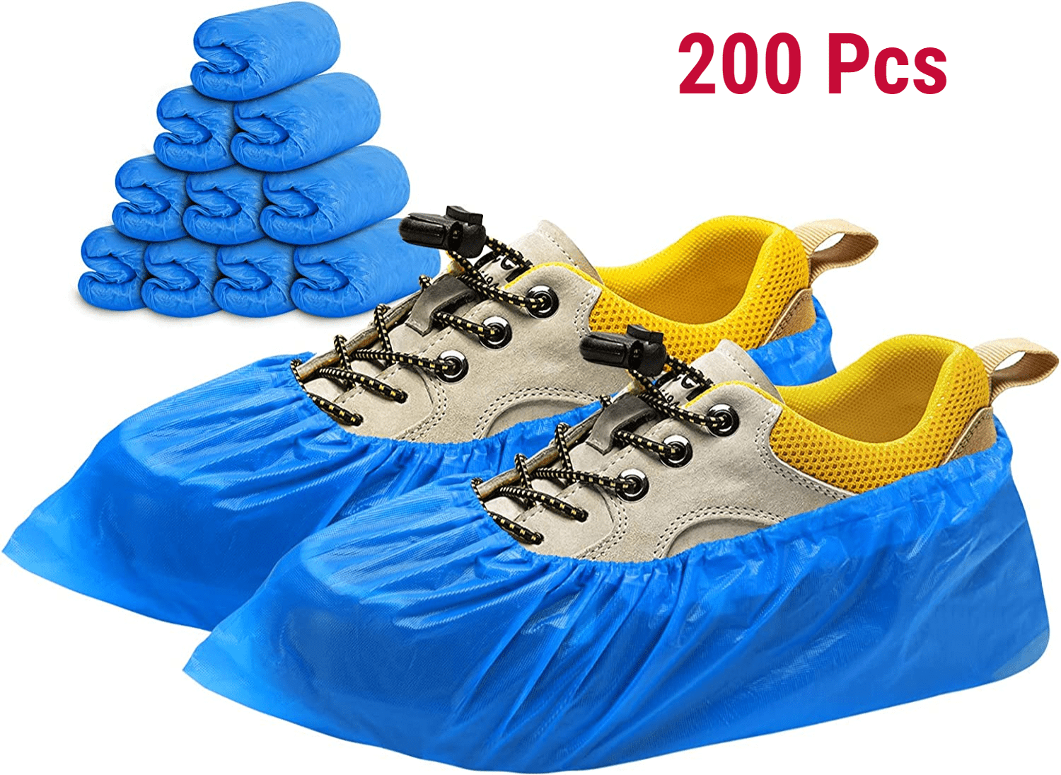 100/200/400Pcs Boot Covers Plastic Shoe Covers Overshoes Waterproof US SELLER 