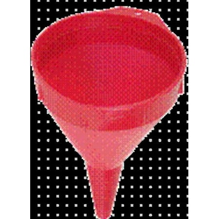 1 Pint Kit - WirthCo 32091 Funnel King Red Polyethylene Safety Funnel - 1 Pint Capacity