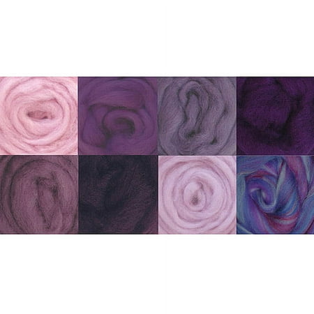Wool Roving 12", .25 Ounce, 8-pack