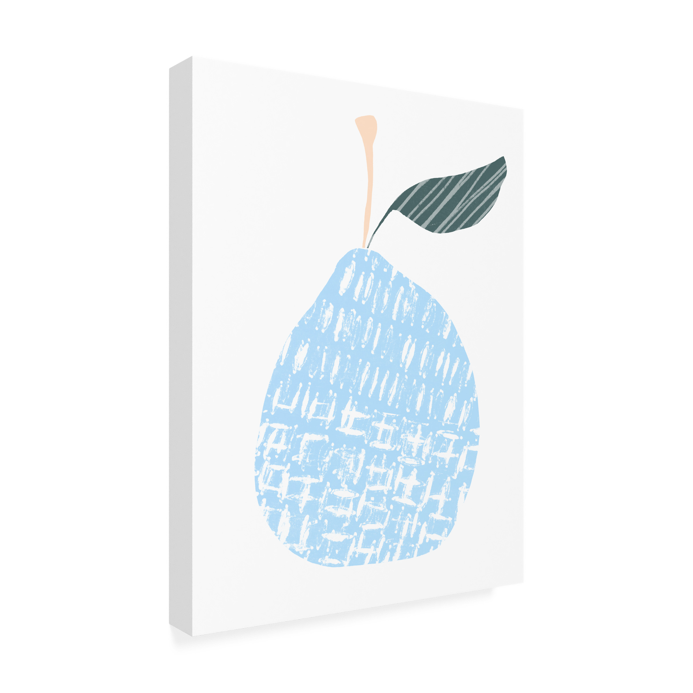 June Erica Vess 'Cut Paper Fruit IV' Canvas Art