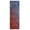 Red Blue, variant on FairOnly 2'x6'Modern Abstract Gradient Color Runner Rug Machine Washable Ultra Thin Low Pile Non Slip Carpet for Hallway Laundry Bathroom,Black Grey