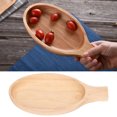 thumbnail image 4 of Platos de madera diseño cóncavo Estilo japonés Seguro Platos de cena de madera respetuosos con el medio ambiente para casas de té para el hogar del hotel para restaurantes, 4 of 8