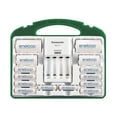 thumbnail image 3 of Panasonic Eneloop K-KJ17MCC82A Power Pack; 8 AA & 2 AAA Nickel Metal Hydride Rechargeable Batteries, CC17 Charger, 2 C & 2 D Battery Adapters, and Storage Case, 3 of 10