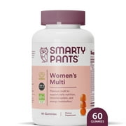 SmartyPants Women's Multi Gummy Vitamins with D3, C & B12 - 60ct