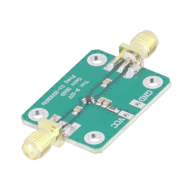 Amplificador de banda ancha de RF, módulo amplificador de potencia de señal de 0,12000 MHz, amplificador LNA de aspecto llamativo