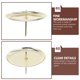 thumbnail image 5 of 20pcs Candalos de metal Tomes de té Tomes de té Mesa Decoraciones de candelabros, 5 of 6