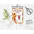 thumbnail image 3 of Darling Souvenir White Birthday Invitation Card Printable Fill or Write In Blank Invites Party Supplies Pack Of 28 5 x 7 Inches, 3 of 5