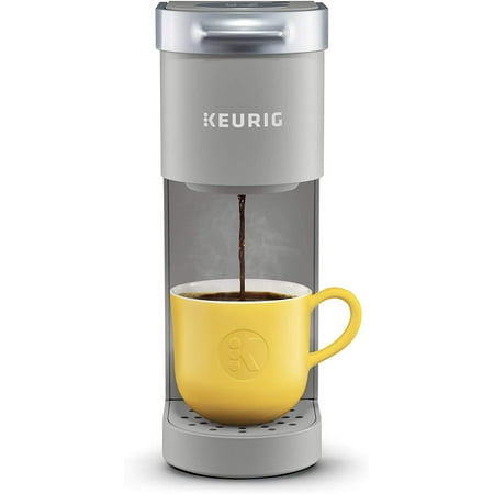 

Keurig K-Mini Coffee Maker Single Serve K-Cup Pod Coffee Brewer 6 to 12 oz. Brew Sizes Studio Gray