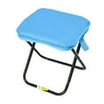 thumbnail image 2 of Taburete de campamento silla compacta taburete plegable portátil para viajar patio, 2 of 8