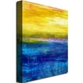 thumbnail image 2 of Trademark Fine Art Michelle Calkins 'Gold and Pink Sunset' Canvas Art 18x24 Inches (MC113-C1824GG), 2 of 2
