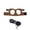 Brown-4, variant on Dxssxc Small Pet Chest Strap Leash Set 3 Sizes for Growing Squirrels, 1.65m Rope Adjustable Harness for Chipmunks, Lightweight Polyester Walking Leash