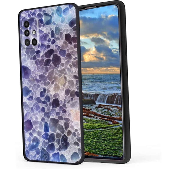 Compatible with Samsung Galaxy A71 4G Phone Case, Minerals-165 Case Men Women, Flexible Silicone Shockproof Case for Samsung Galaxy A71 4G