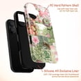 thumbnail image 4 of Cute Pastel Collage Phone Case, Floral and Fruit Pattern Artistic iPhone Cover, Motivational Protective Case for iPhone 16 15 14 13 12 11 Pro Plus Mini, 4 of 6