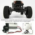 thumbnail image 4 of mmirethe Metal 370 Motor 34T Gear Box Transmission For HobbyPlus 1/18 CR18P Rock Van Reliable And Durable 1Set, 4 of 6