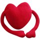 thumbnail image 4 of KAKOWELY Almohada de peluche con forma de corazón, juguete de peluche para sofá, dormitorio, decoración del hogar, 4 of 5