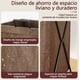 thumbnail image 4 of Cestos De Ropa Estilo Japonés Sucia Extra Grande Organizadores De Baño Canasto Modelo Cafe, 4 of 4