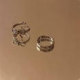 thumbnail image 5 of 2Pcs Stackable Joint Finger Rings Women Open Rings Set Stackable Finger Joint Rings Thumb Rings, 5 of 9