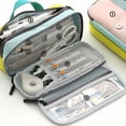 thumbnail image 4 of Large Capacity Oxford Cloth Pencil Case, Multi-Layer Stationery Organizer with Zipper, Durable and Portable for Everyday Use at Campus, Work, or Home, 4 of 8