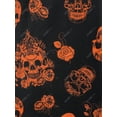 thumbnail image 4 of Vestido de cráneo de halloween de halloween Rosegal Vestidos casuales de talla grande, 4 of 5