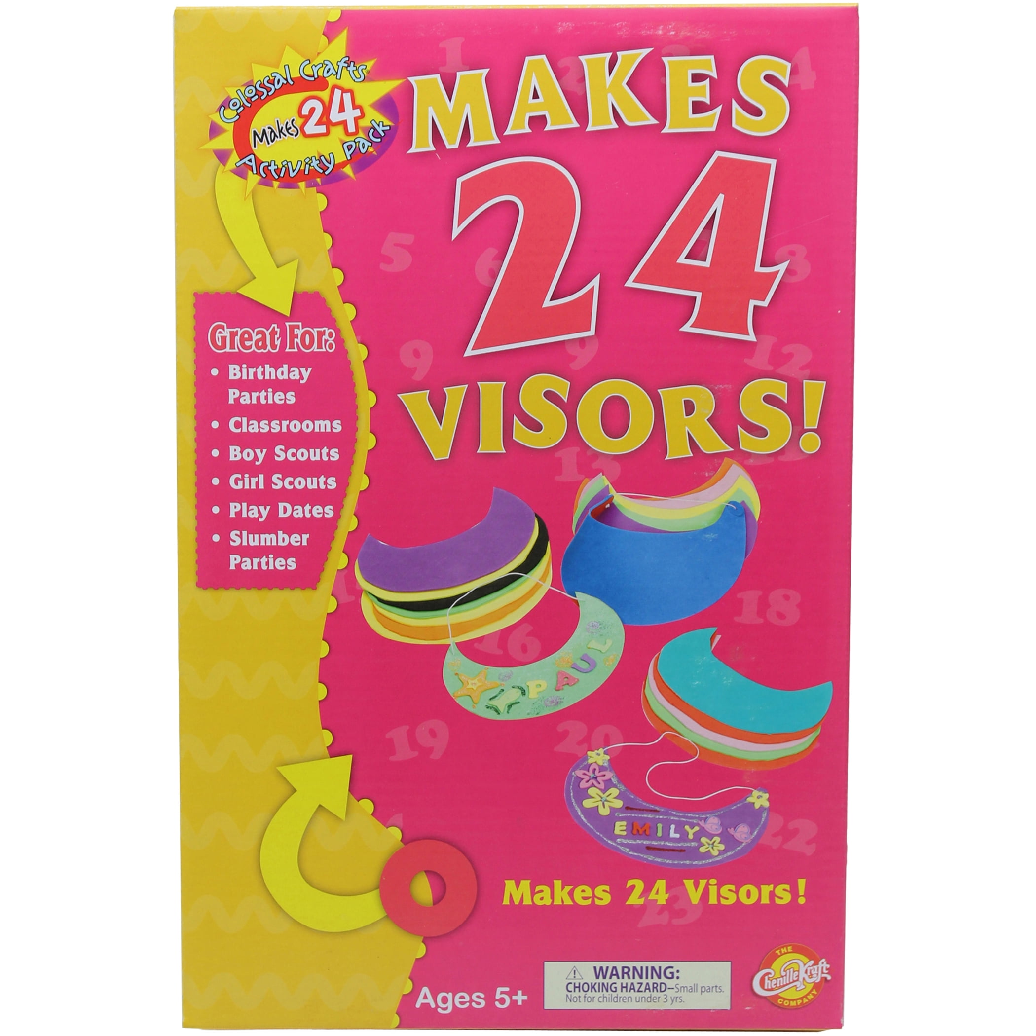 Colossal Crafts Soft Foam Visors Kit 